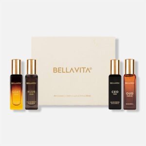Bella Vita Luxury Long Lasting Perfume Gift Set for Man | 4x20ml | Gifts for Men