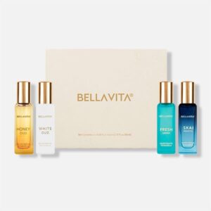 Bella Vita Luxury Long Lasting Unisex Perfume Gift Set | 4x20ml Perfume for Man & Woman